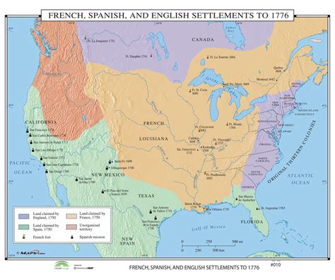 united states map in 1776